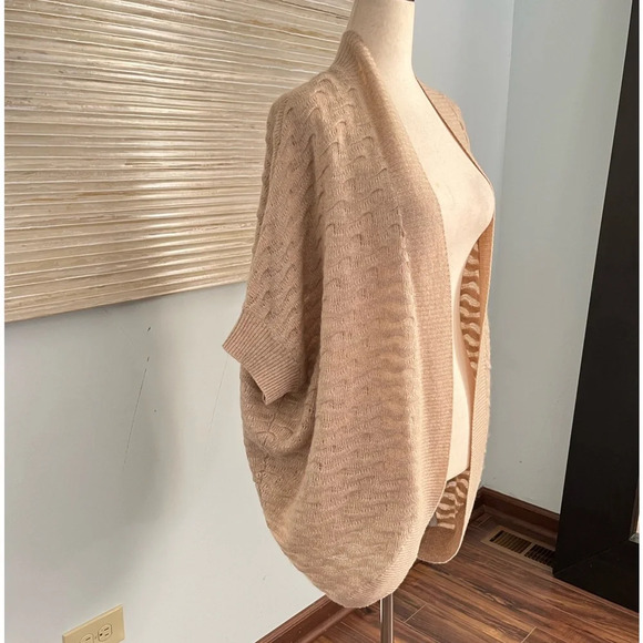 Lord& Taylor 100% cashmere open cocoon cardigan size M - Picture 8 of 12